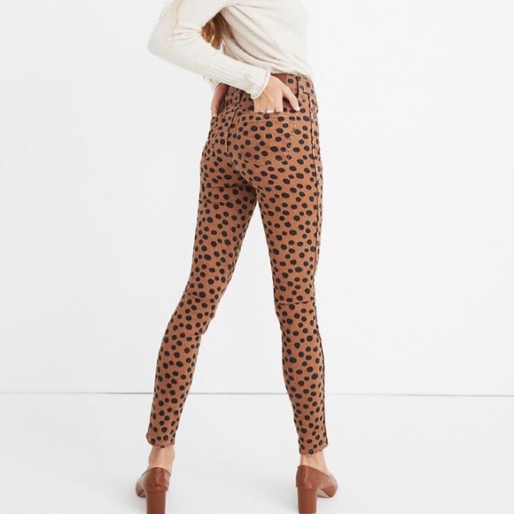 Madewell Denim - Madewell NWT High Waisted Skinny Jeans Leopard Dot
